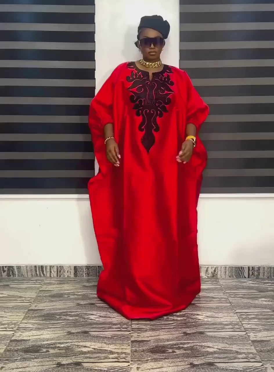 African Embroidery Mikado boubou | Mikado | long danshiki | Kaftan| Modest Dress | Rich aunty | Nigerian dress| Party dress| African Culture