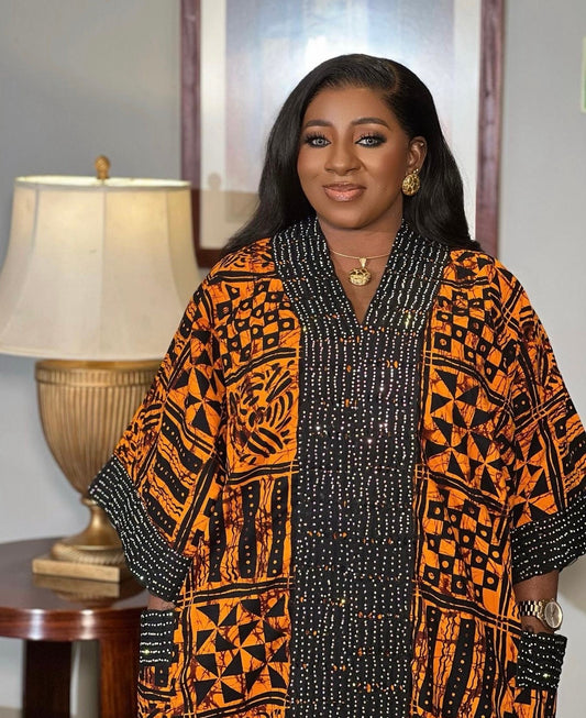 African Ankara dress| danshiki | Kaftan| African print boubou | Nigerian summer dress | Wedding Party dress| Stoned summer dress