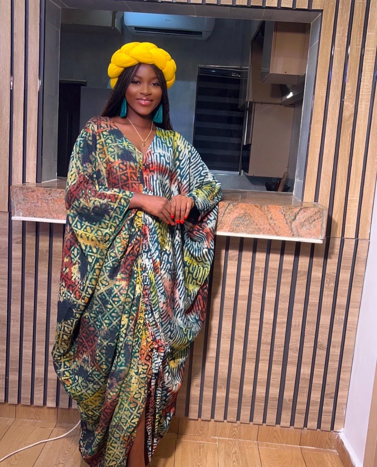 African Adire Batik dress| danshiki | Kaftan| Handmade African print dress | Nigerian made | Tie and Dye | Boubou| Rich aunty| Ankara