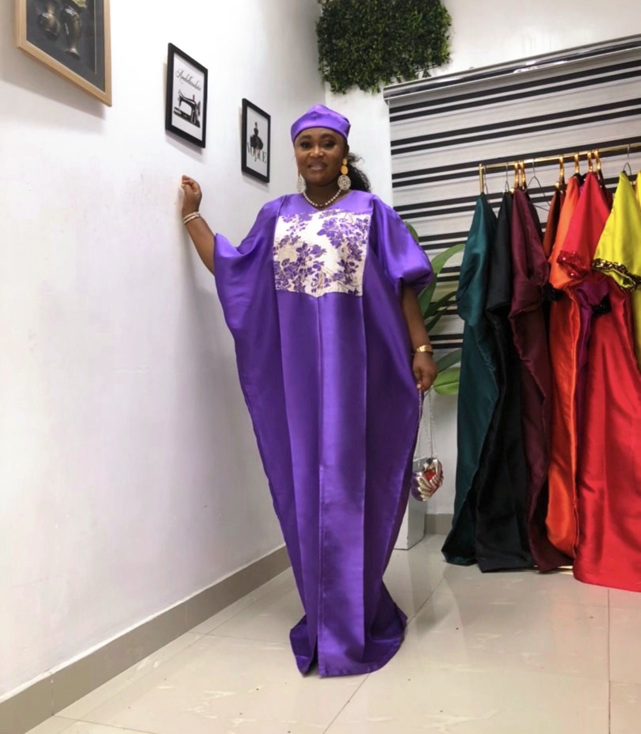 African dress| danshiki | Kaftan| Jalabiya| Rich aunty | Nigerian dress| Party dress| One size fits all| Mikado and sequin boubou| Brocade