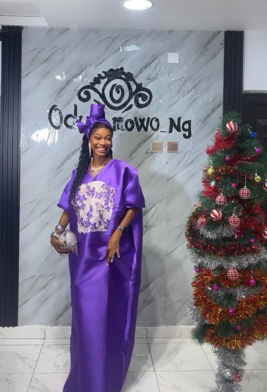 African dress| danshiki | Kaftan| Jalabiya| Rich aunty | Nigerian dress| Party dress| One size fits all| Mikado and sequin boubou| Brocade