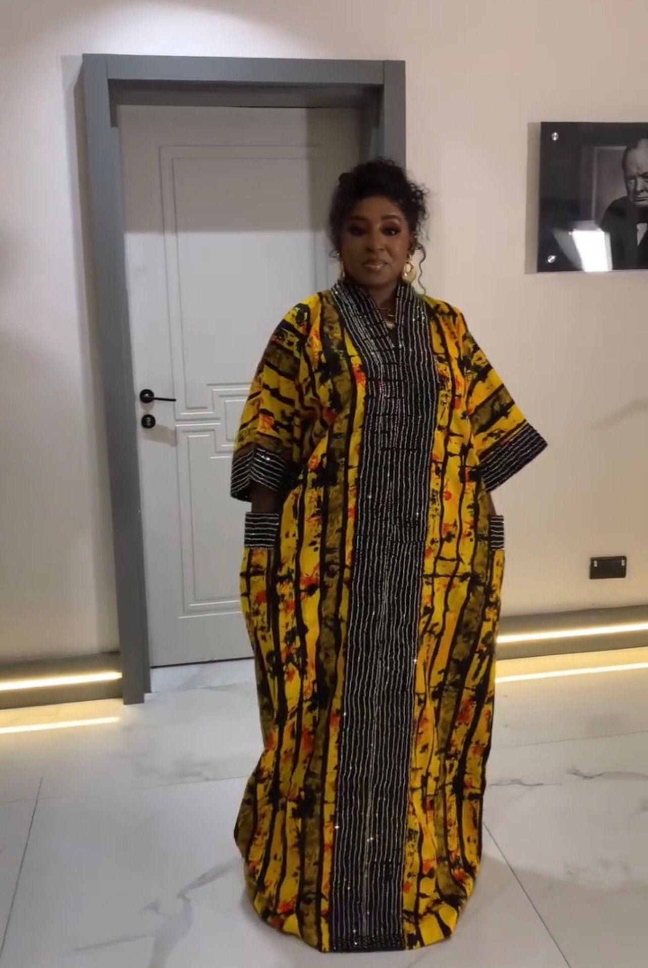 African Ankara dress| danshiki | Kaftan| African print boubou | Nigerian summer dress | Wedding Party dress| Stoned summer dress