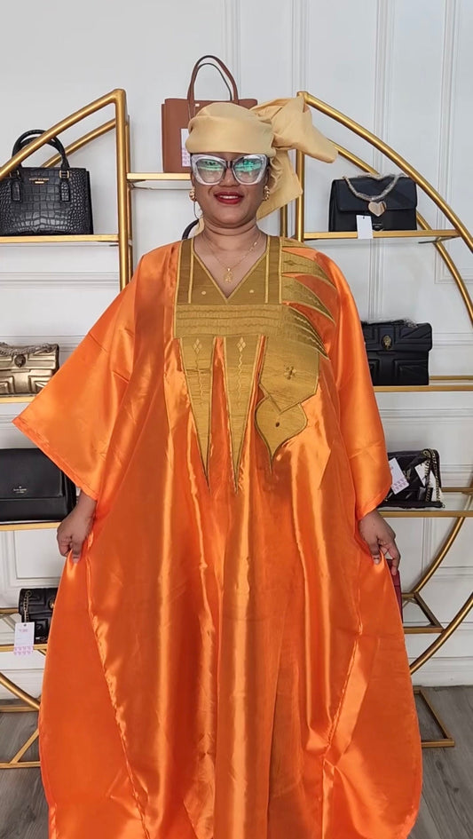 African Embroidery Mikado boubou | Mikado | long danshiki | Kaftan| Modest Dress | Rich aunty | Nigerian dress| Party dress| African Culture