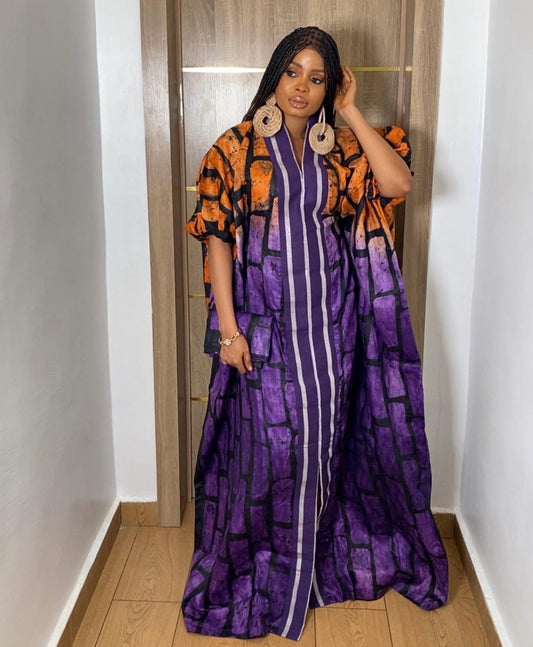 African Adire Batik dress| danshiki | Kaftan| Handmade African print dress | Nigerian made | Tie and Dye | Boubou| Rich aunty| Ankara