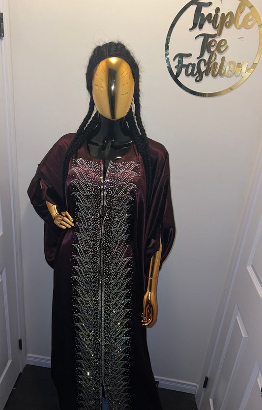 High quality duchess silk dress| Boubou| Rich aunty vibes | African Ankara dress| Kaftan| One size| Evening dress| party dress
