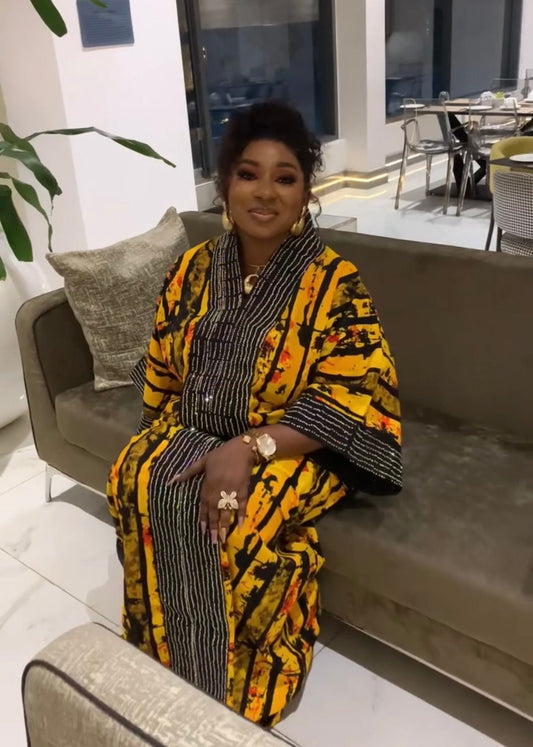 African Ankara dress| danshiki | Kaftan| African print boubou | Nigerian summer dress | Wedding Party dress| Stoned summer dress