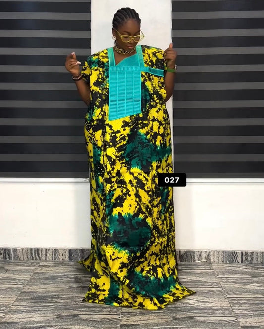 African Ankara dress| danshiki | Kaftan| African print dress | Nigerian made | Wedding Party dress| Boubou |Rich aunty vibes| Christmas| Eid