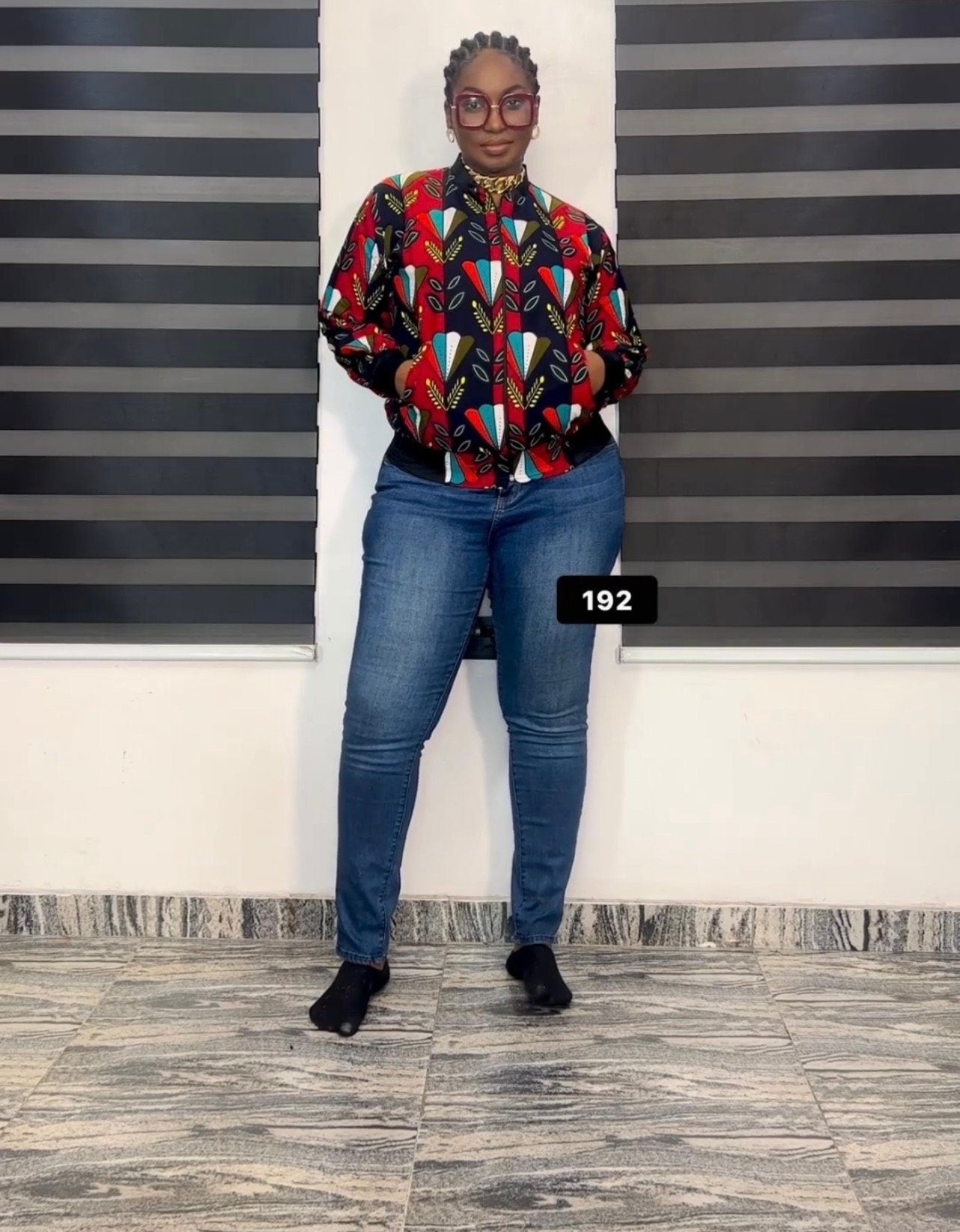 African Ankara Print Jacket | 100% Cotton, Nigerian Made
