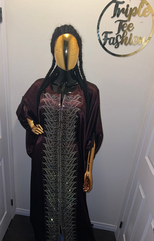 High quality duchess silk dress| Boubou| Rich aunty vibes | African Ankara dress| Kaftan| One size| Evening dress| party dress