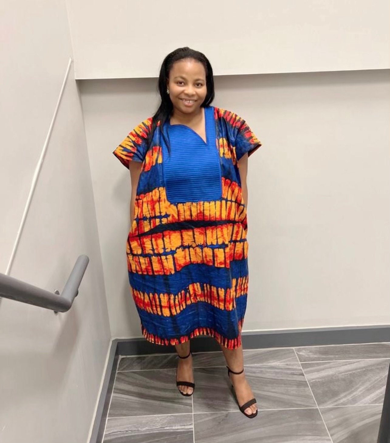 African Ankara dress| Short danshiki | Kaftan| African wear | Nigerian made | Party dressBlack History