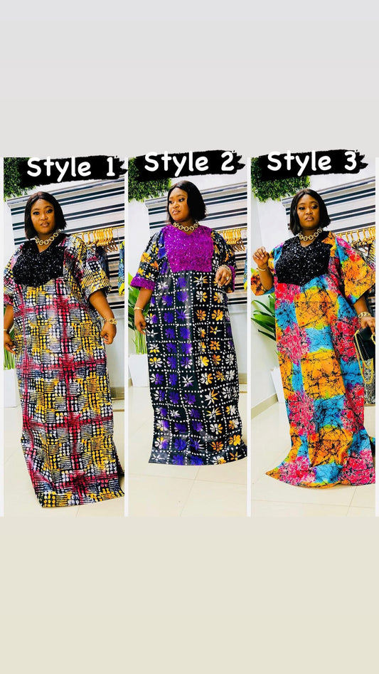 African Ankara dress| Short danshiki | Kaftan| Jalabiya| African wear | Nigerian made dress| Party dress| One size fits all| plus size bubu