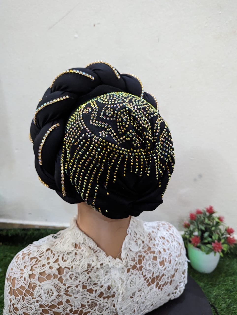 Luxury Turban Hat for Ladies| Pre tied Hat| Zara cap| Pre styled Head Tie| Ready To Wear Turban Headtie| African Auto cap| Muslim Women