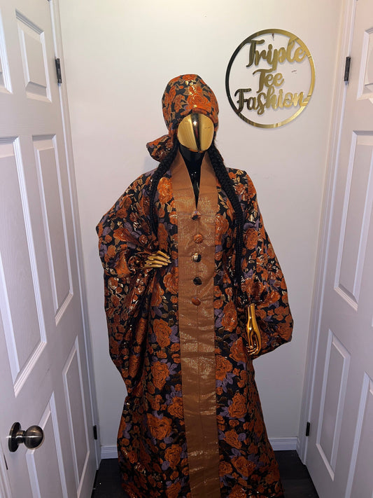 African brocade boubou dress| Rich aunty| danshiki | Kaftan| Jalabiya| Nigerian dress bubu| Party dress| European brocade boubou| Modesty
