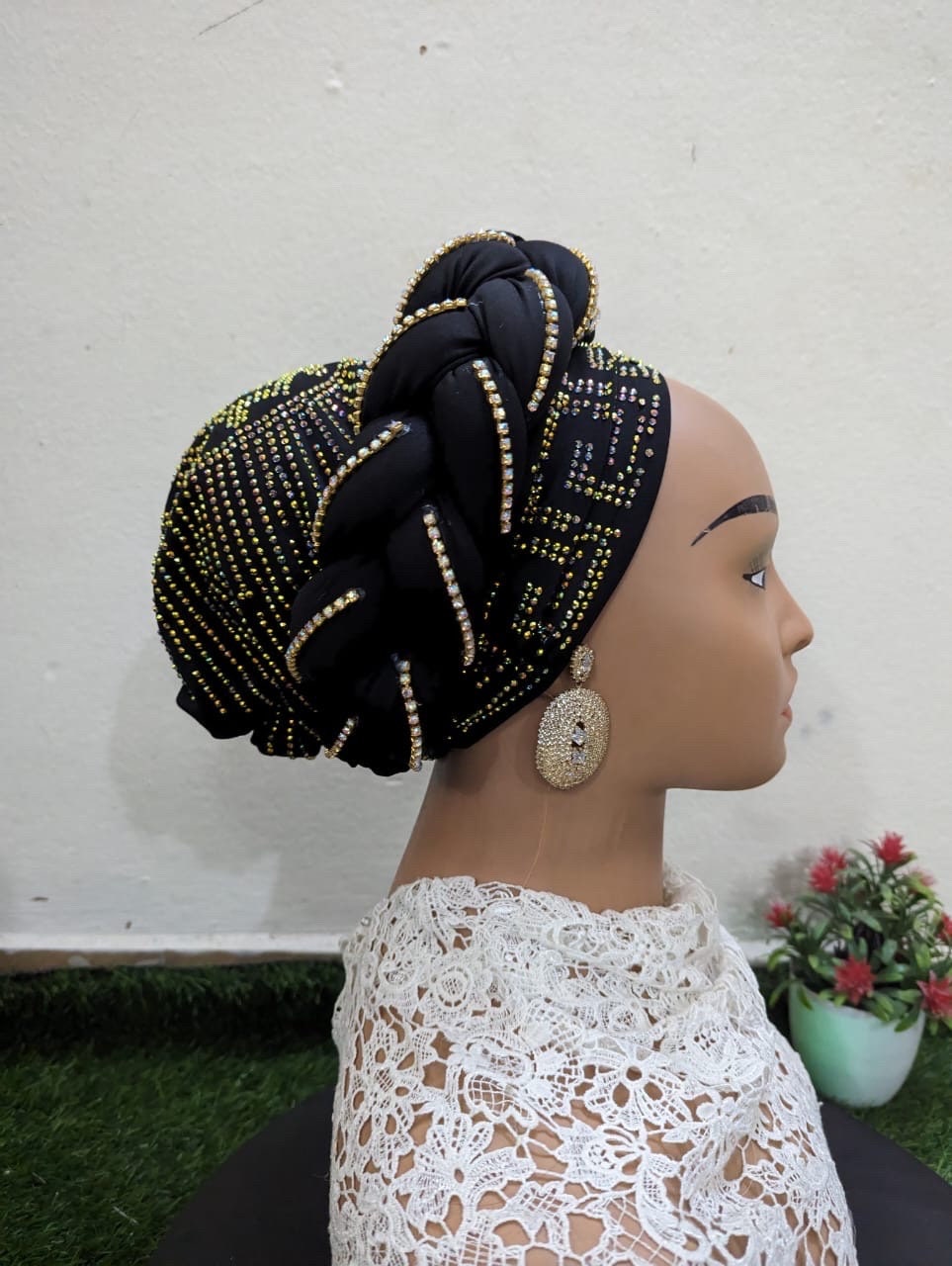Luxury Turban Hat for Ladies| Pre tied Hat| Zara cap| Pre styled Head Tie| Ready To Wear Turban Headtie| African Auto cap| Muslim Women