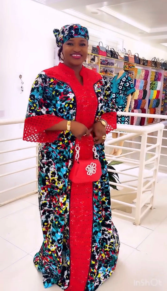 African Ankara dress| danshiki | Kaftan| African print boubou | Nigerian summer dress | Wedding Party dress| Stoned summer dress
