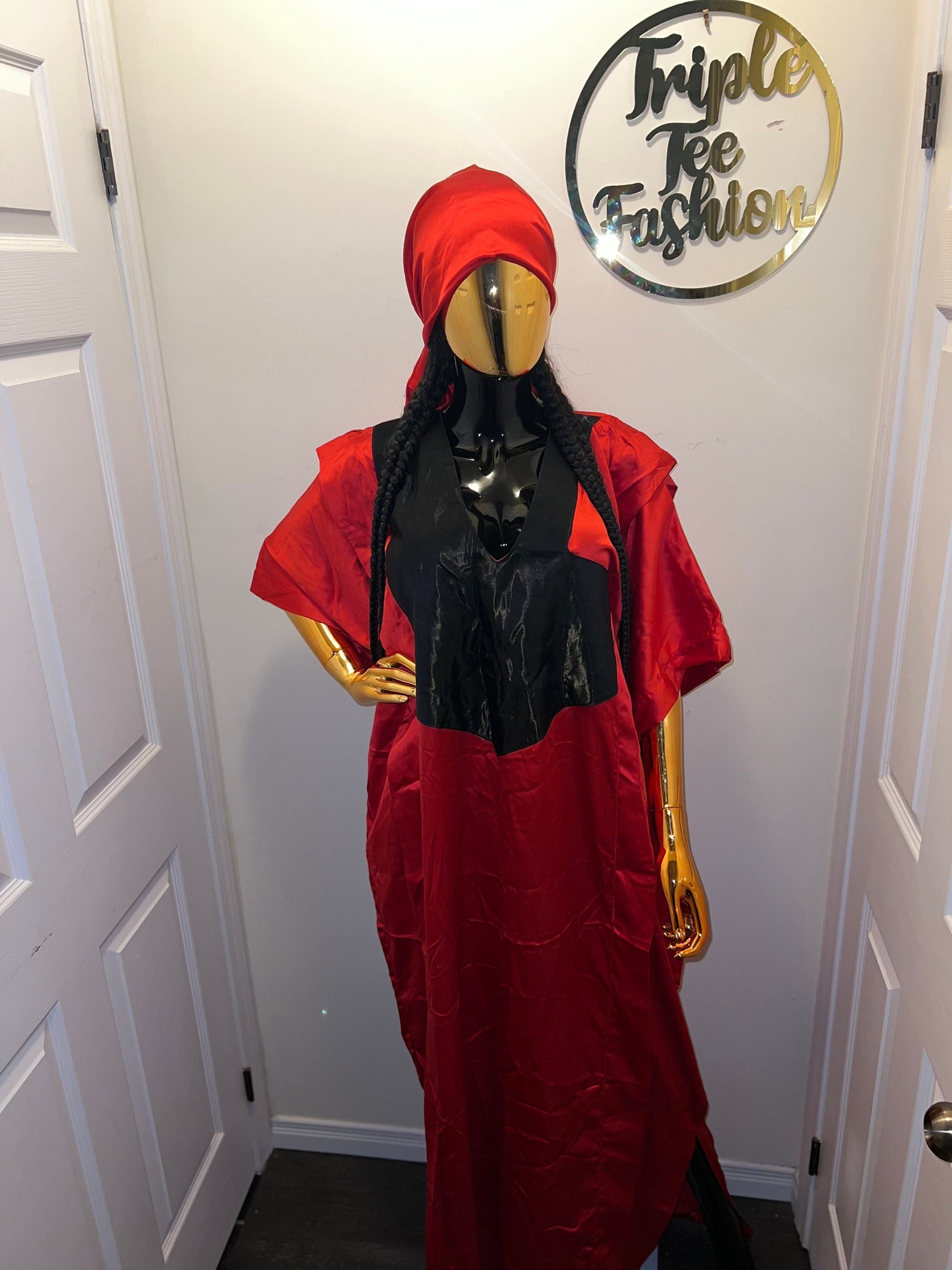 Luxury Liquid Mikado Boubou Dress | Nigerian Kaftan, Party Gown