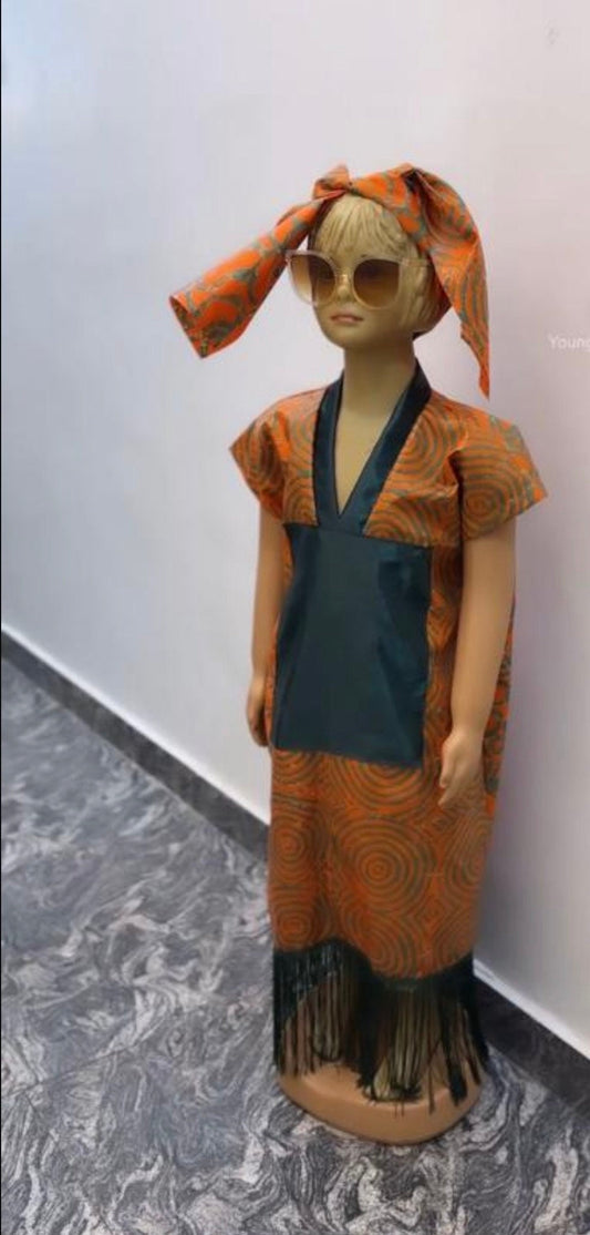 African dress for kids| African baby girl outfit| Boubou for kids| Nigerian baby girl wear| Ankara for kids
