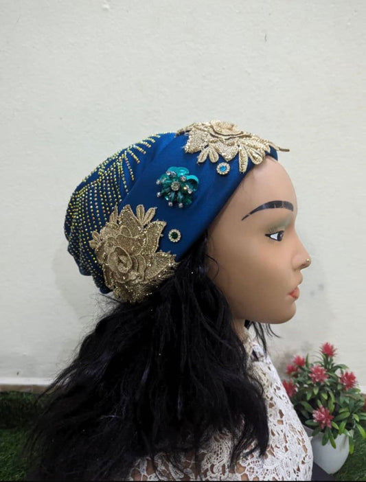 Luxury Turban Hat for Ladies| Pre tied Hat| Zara cap| Pre styled Head Tie| Ready To Wear Turban Headtie| African Auto cap| Muslim Women