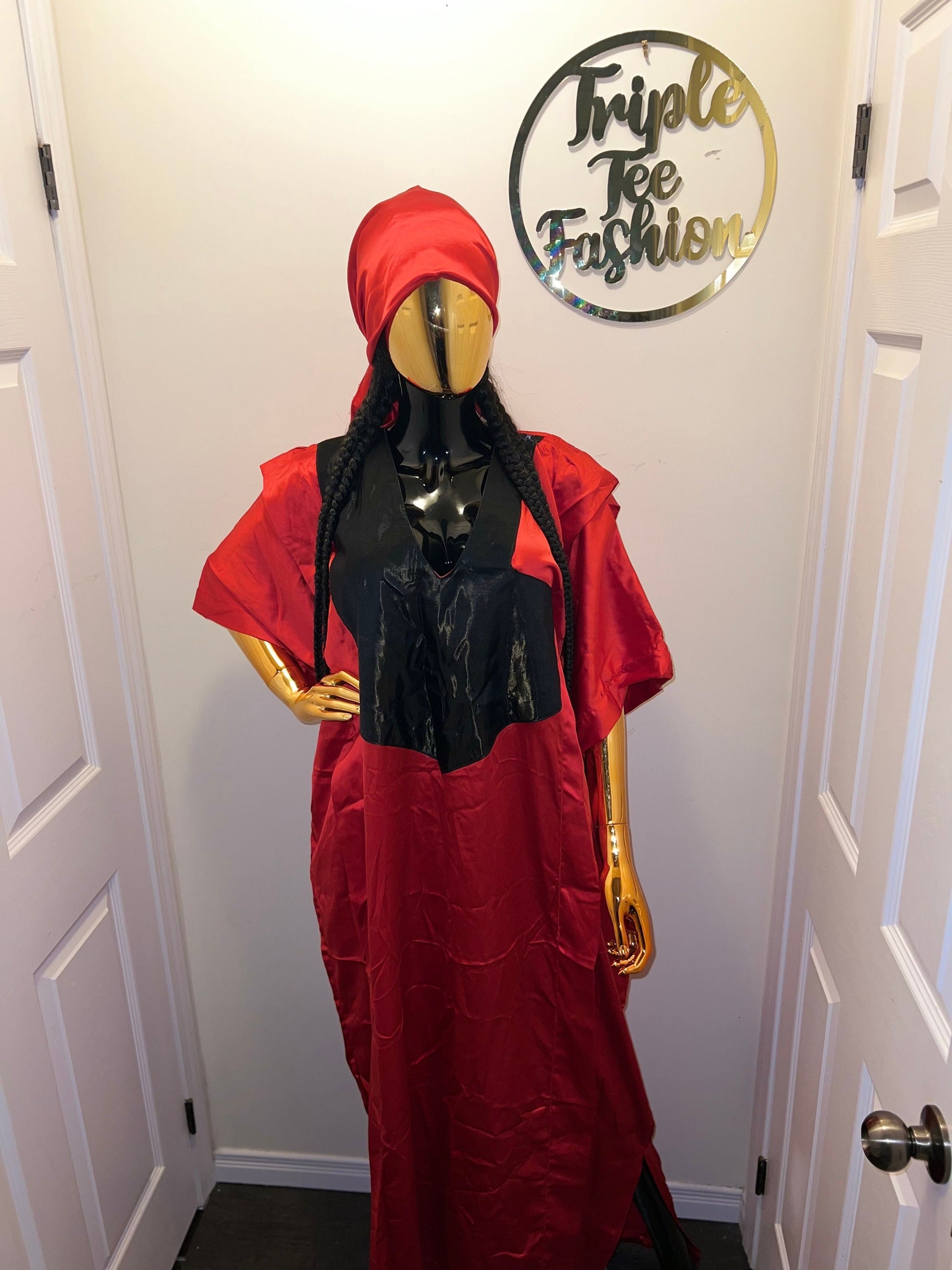 Luxury Liquid Mikado Boubou Dress | Nigerian Kaftan, Party Gown
