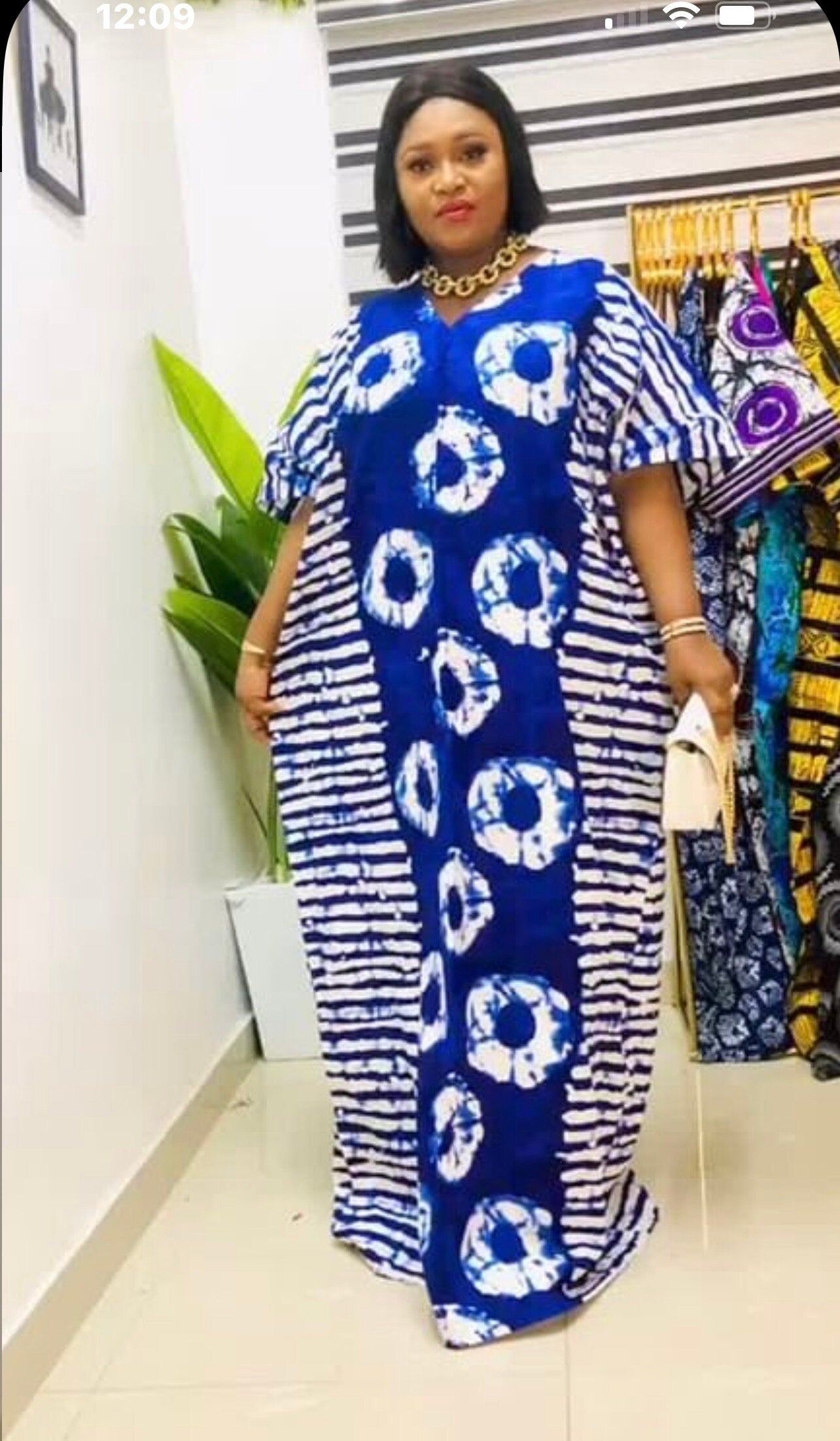 African Adire Batik Boubou dress |Inner belt bubu Kaftan| Handmade African print dress | Nigerian made | Tie and Dye | Rich aunty| Ankara