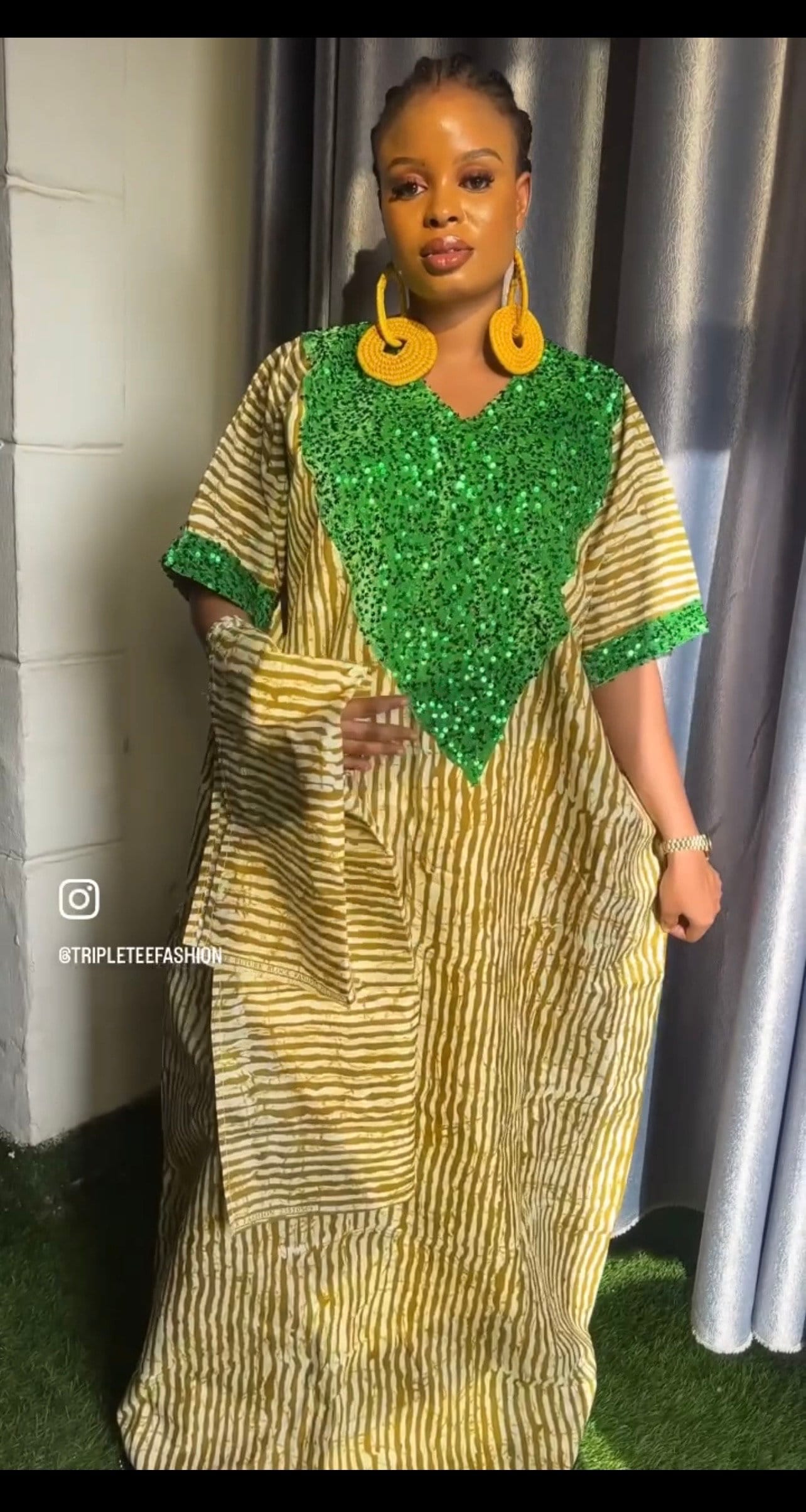 African Ankara bubu dress| Adire| long danshiki | Kaftan| Jalabiya| Rich aunty | Nigerian made dress| Party dress| One size fits all