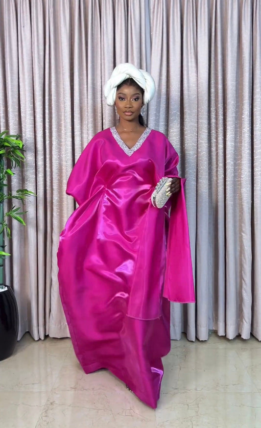 Liquid Mikado African Boubou | Women's Agbada