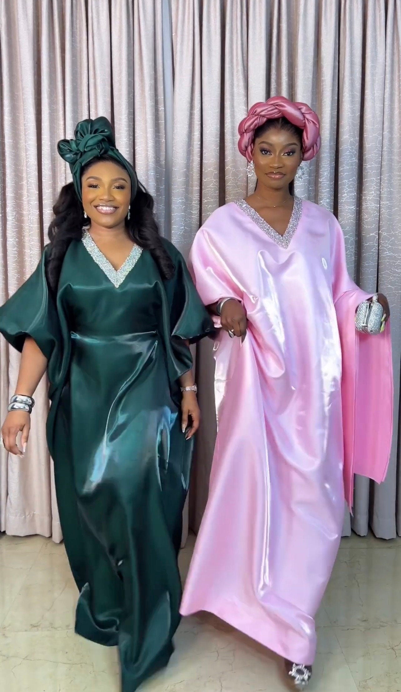 Liquid Mikado African Boubou | Women's Agbada