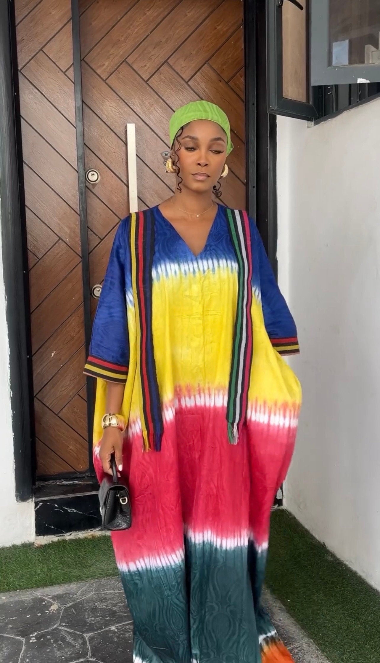 African Adire Batik dress| danshiki | Kaftan| Handmade African print dress | Nigerian made | Tie and Dye | Boubou| Rich aunty| Ankara