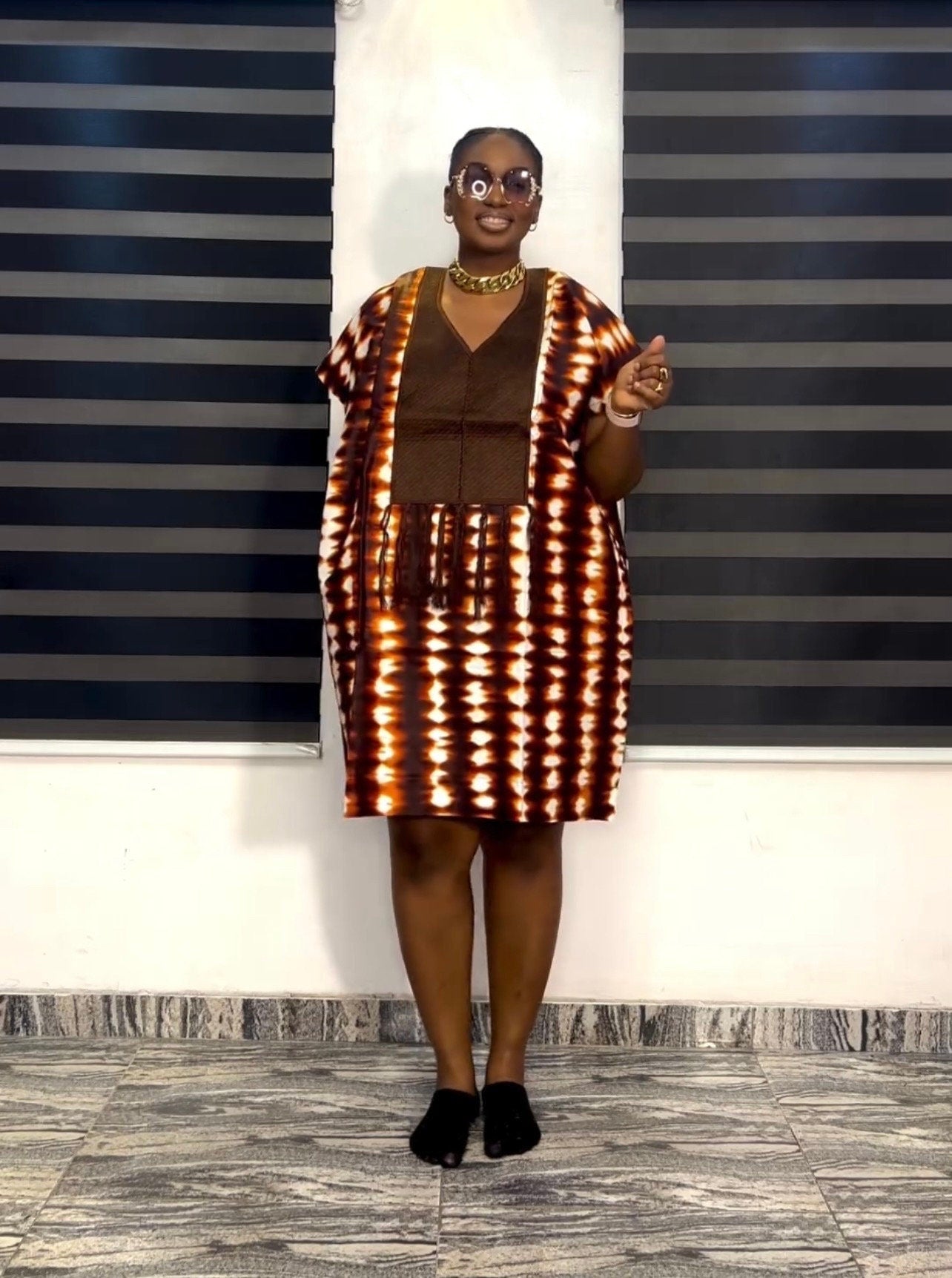 African Ankara Short danshiki Kaftan Dress. African wear | Nigerian made | Party dress| Embroidery | Rich aunty vibesBlack History