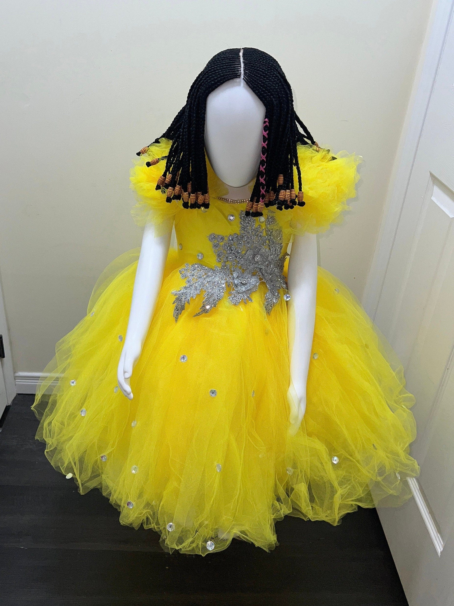 Beautiful Princess Baby Girl Birthday Dress| Flower Girl Dress| Fairytale Dress| Kids Ballgown| Kids Birthday Photoshoot Dress