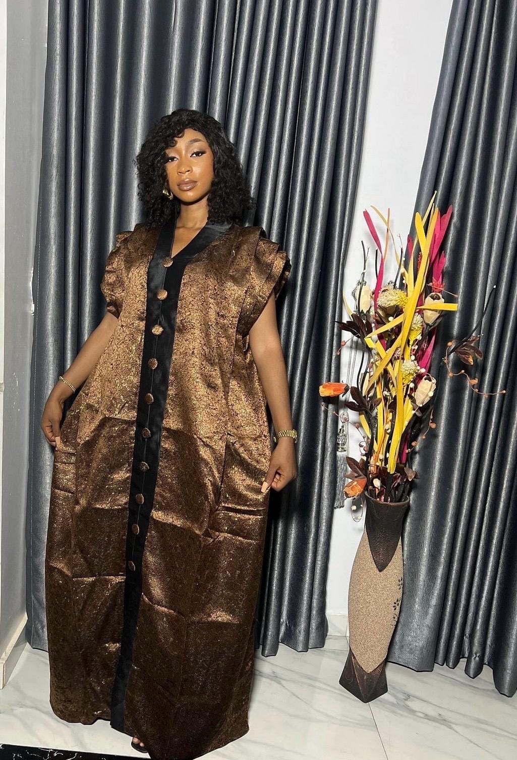 African brocade boubou dress| Rich aunty| danshiki | Kaftan| Jalabiya| Nigerian dress bubu| Party dress| European brocade boubou| Modesty