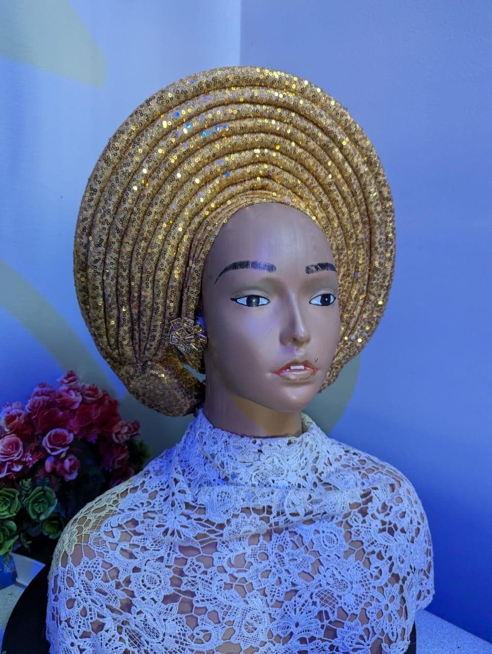 Luxury African Auto gele| Turban Hat for Ladies| Pre tied Hat| Zara cap| Eid |Pre styled Head Tie| Ready To Wear Turban Headtie| Muslim Wome