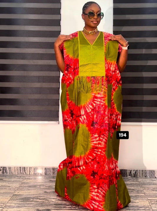 African Ankara dress| danshiki | Kaftan| African print dress | Nigerian made | Christmas dress | Embroidery| Boubou| Adire| Rich Aunty