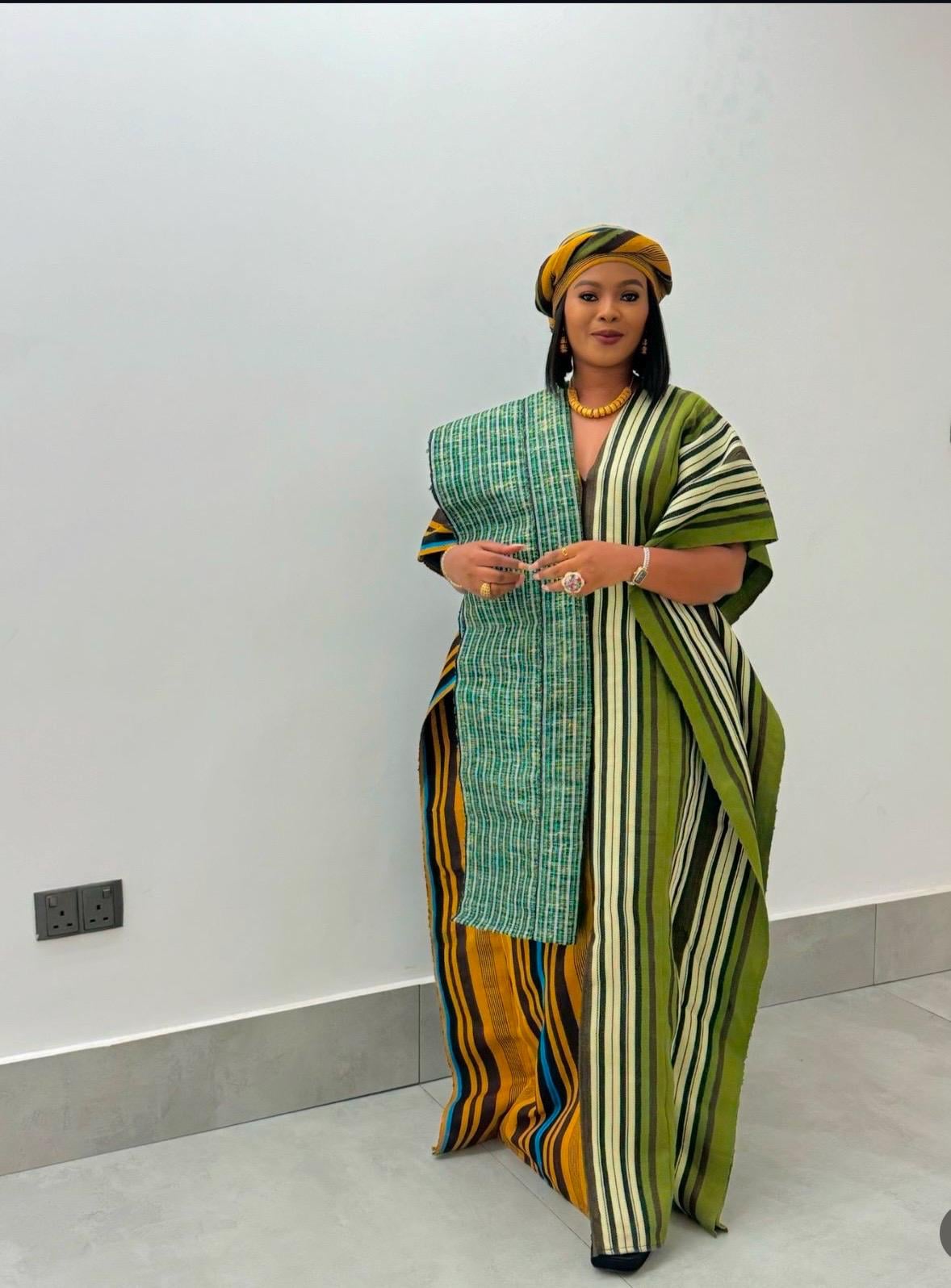 African aso oke boubou gown| Nigerian bride outfit| Rich aunty | African Photoshoot| Party wear| African Cultural Wear