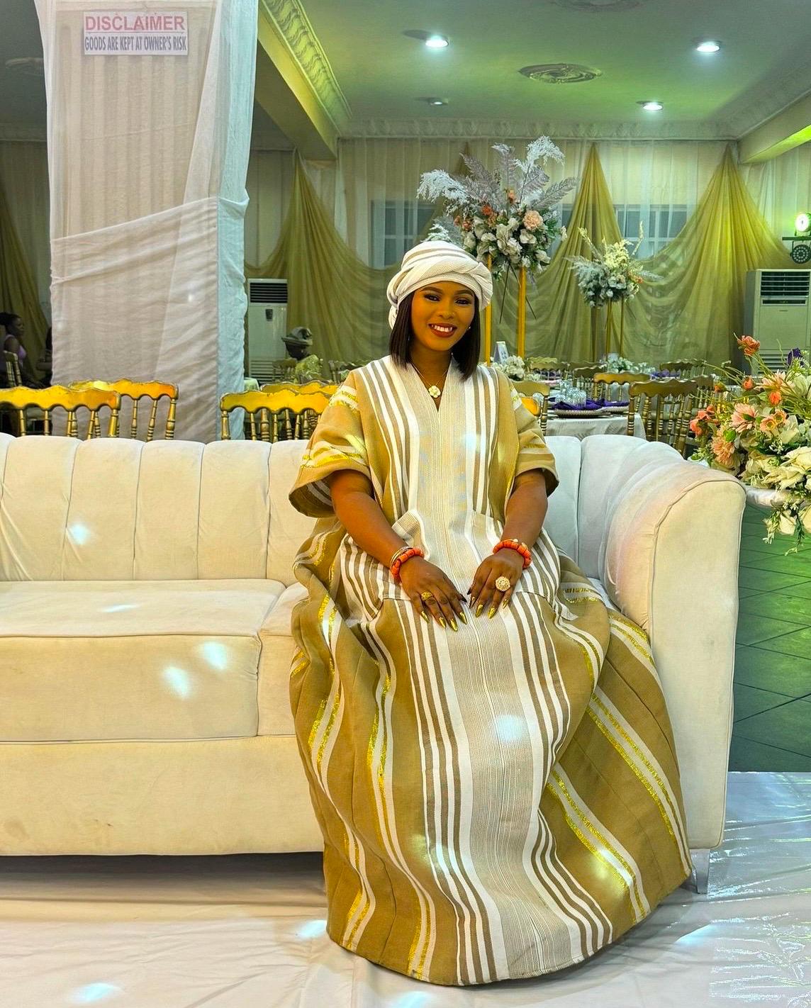 African aso oke boubou gown| Nigerian bride outfit| Rich aunty | African Photoshoot| Party wear| African Cultural Wear