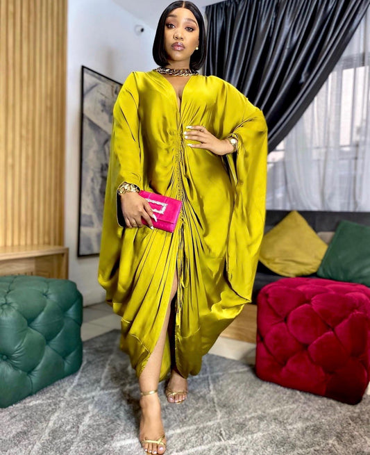 High quality duchess silk dress| Boubou| Rich aunty vibes| African dress| danshiki | Kaftan| Jalabiya| Rich aunty | Nigerian dress| Ankara