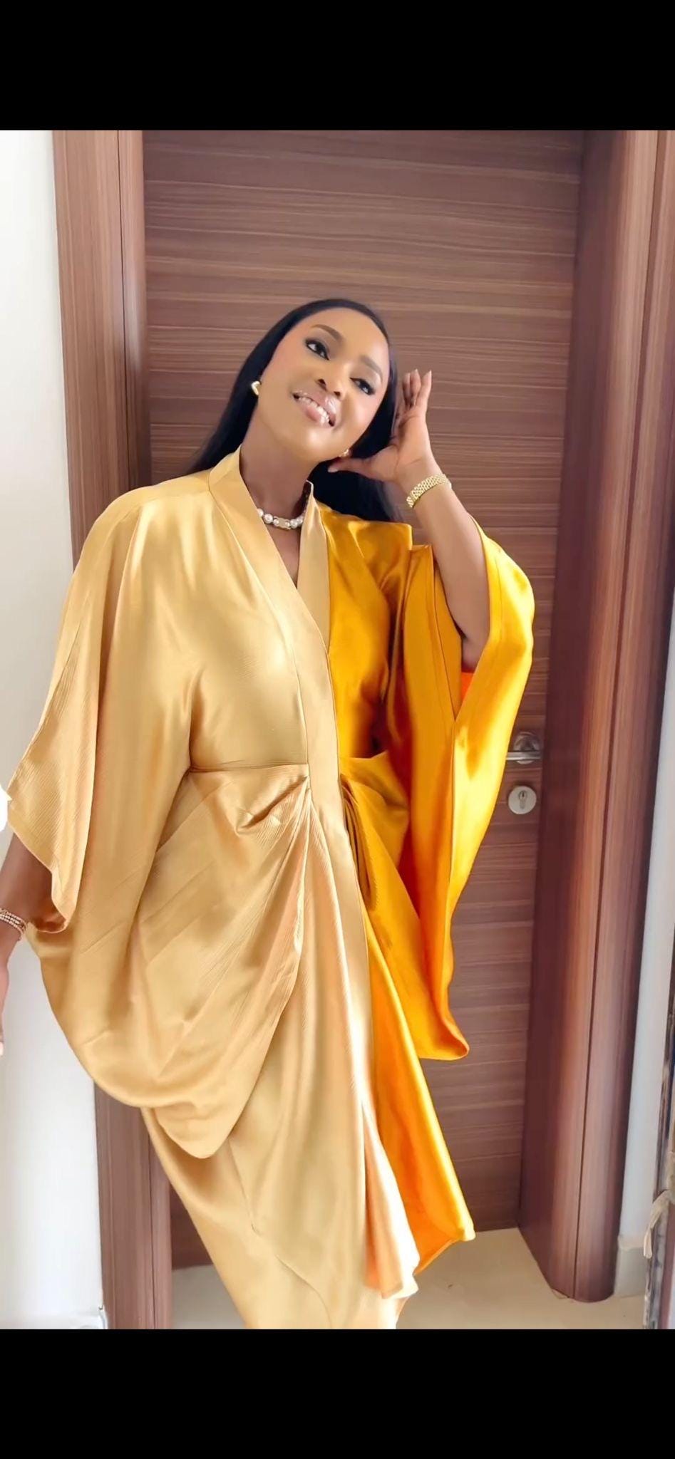 Duchess Silk Boubou Dress | African Kaftan, Rich Auntie Vibes