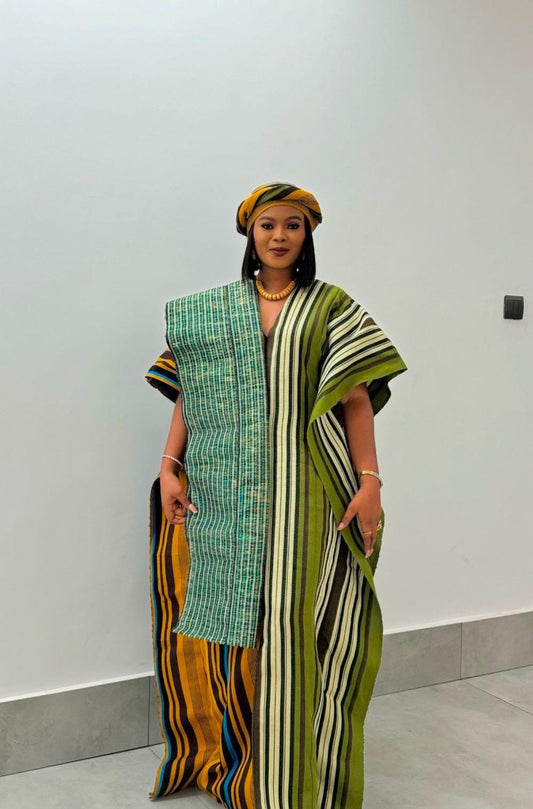 African aso oke boubou gown| Nigerian bride outfit| Rich aunty | African Photoshoot| Party wear| African Cultural Wear