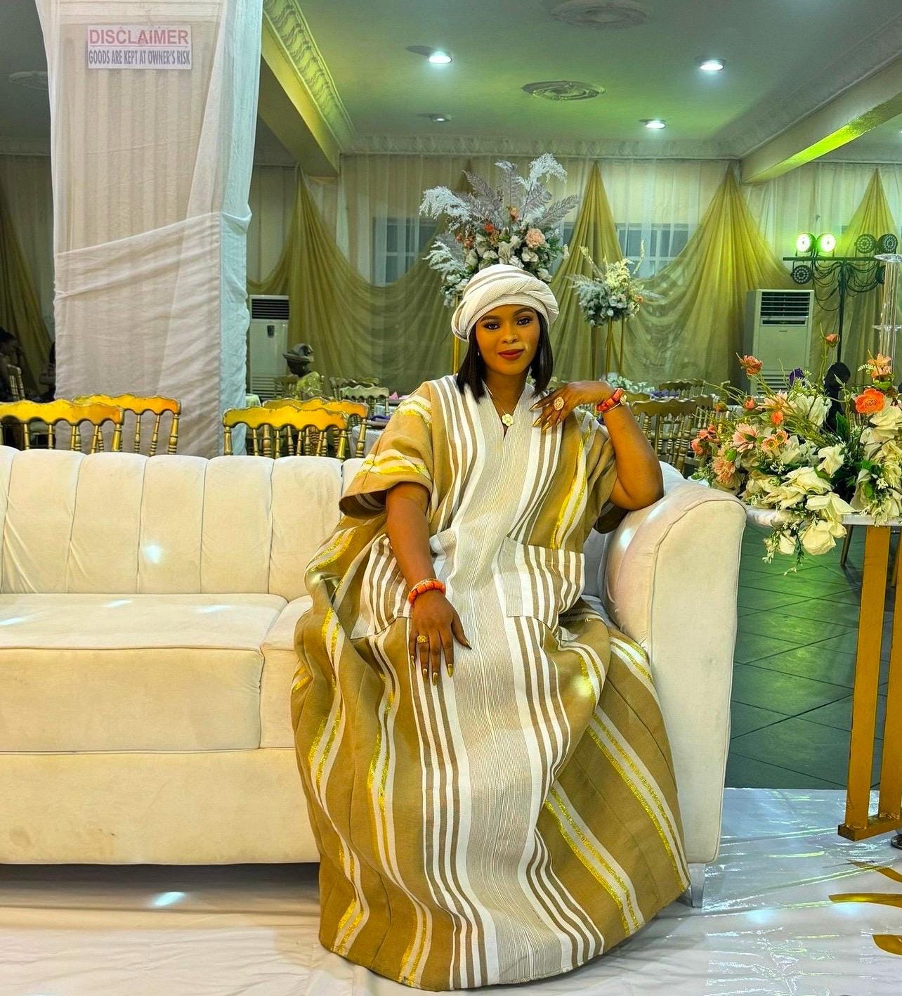 African aso oke boubou gown| Nigerian bride outfit| Rich aunty | African Photoshoot| Party wear| African Cultural Wear