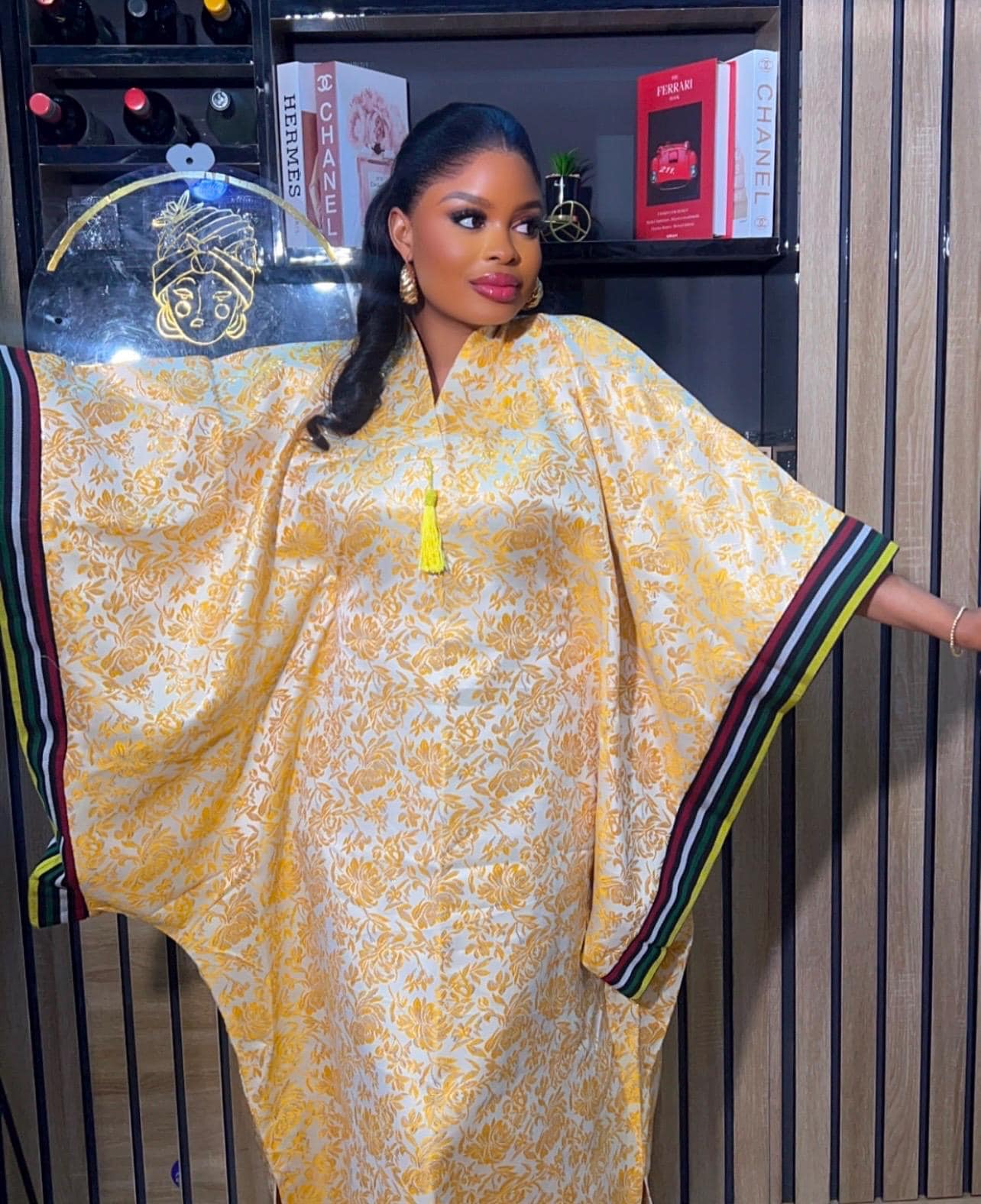 African Brocade dress| danshiki | Kaftan| Jalabiya| Rich aunty | Nigerian dress| Party dress| One size fits all| European brocade boubou