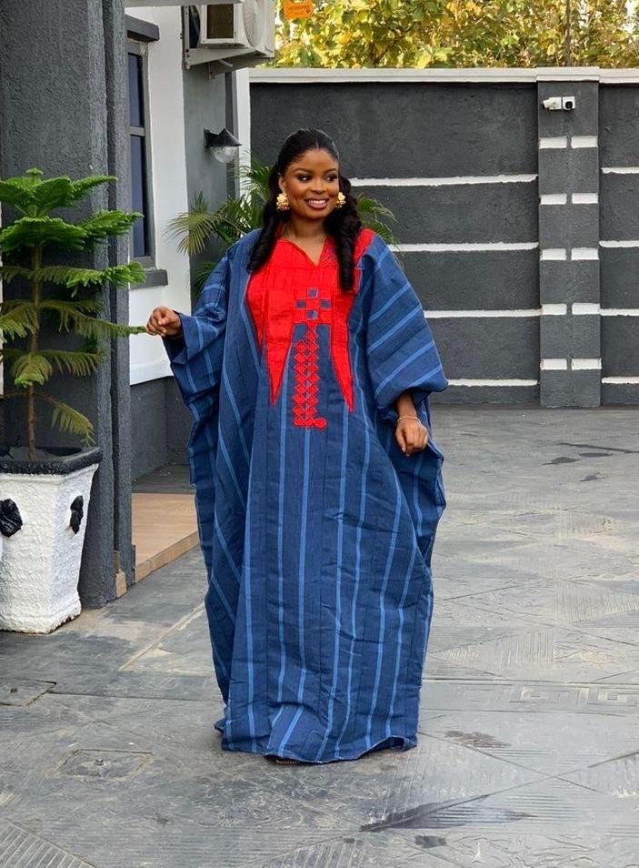 Handmade Aso Oke Boubou Gown Tinko Embroidery African Kaftan handmade-aso-oke-boubou-gown-tinko-embroidery-african-kaftan