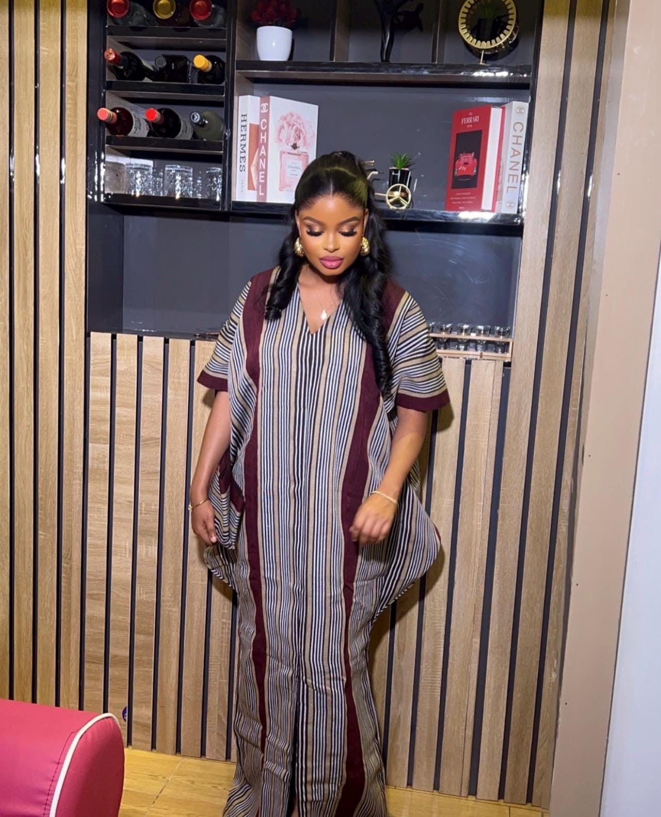 Handmade Aso Oke Boubou Gown | Nigerian Kaftan, Party Wear