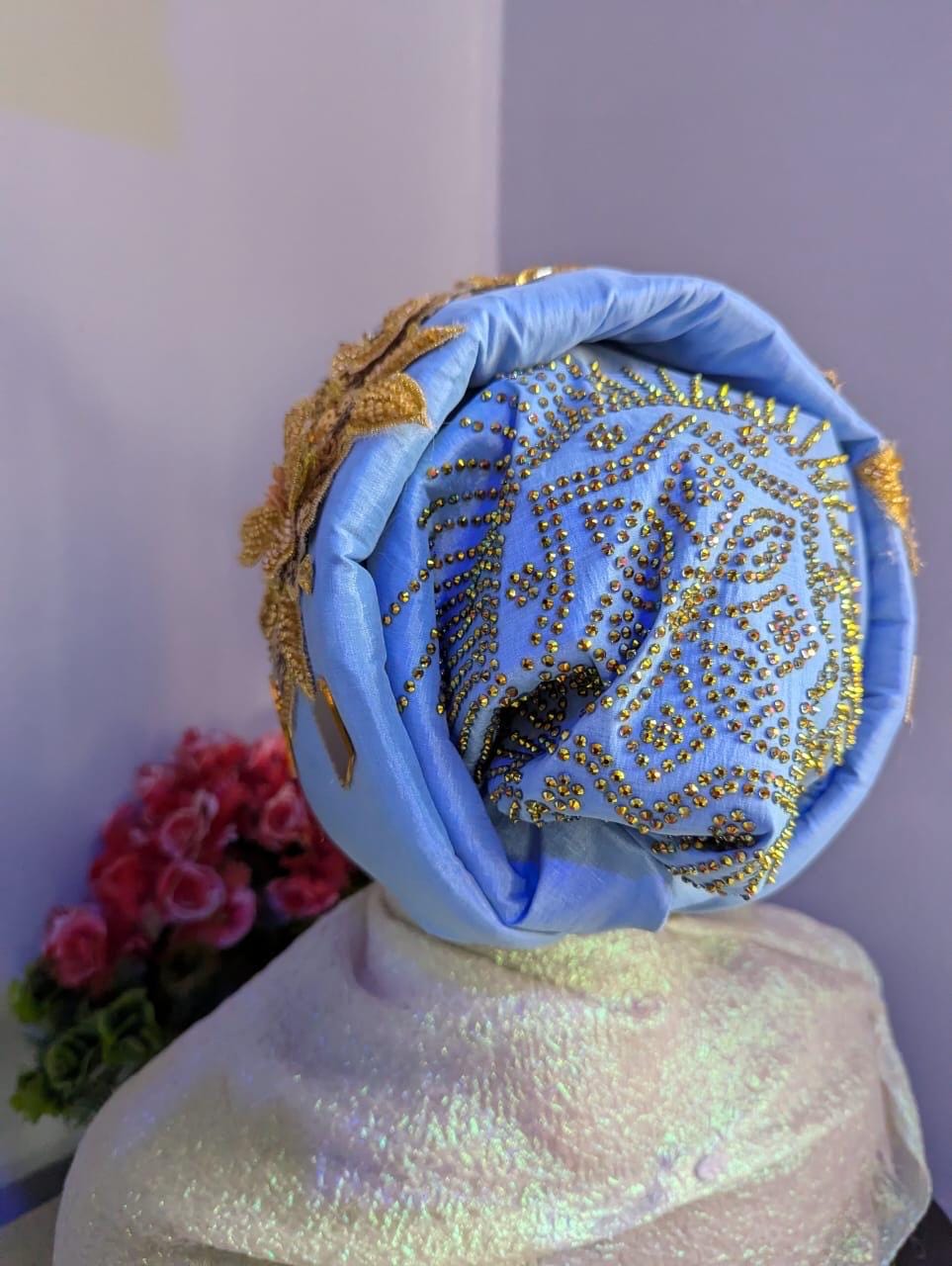 Luxury Turban Hat for Ladies| Pre tied Hat| Pre styled Head Tie| Ready To Wear Turban Headtie| African Auto cap| Muslim Women| Ramadan