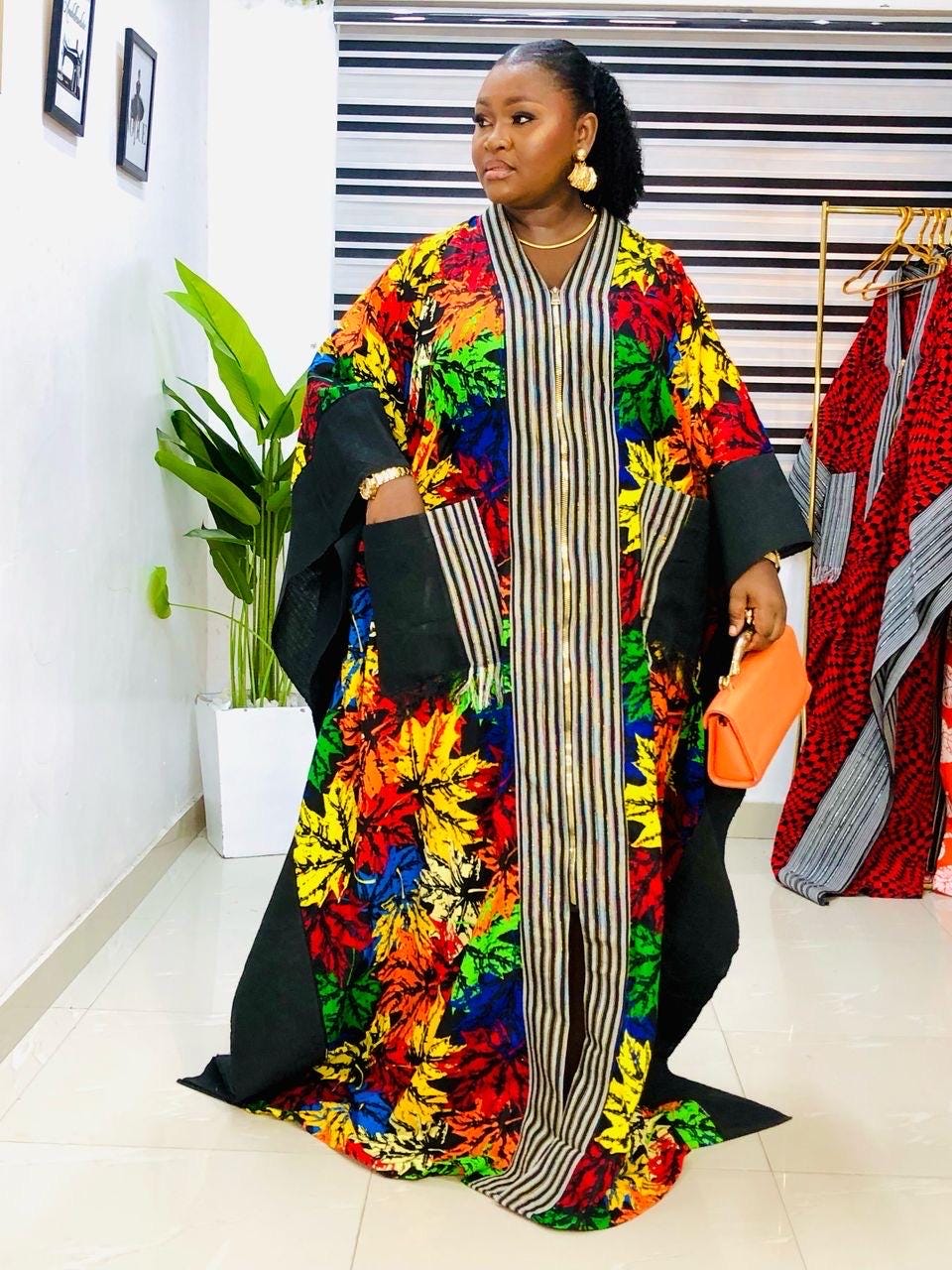 African Ankara Brocade dress| danshiki | Kaftan| Handmade African print dress | Nigerian made | Tie and Dye | Boubou| Rich aunty| Ankara