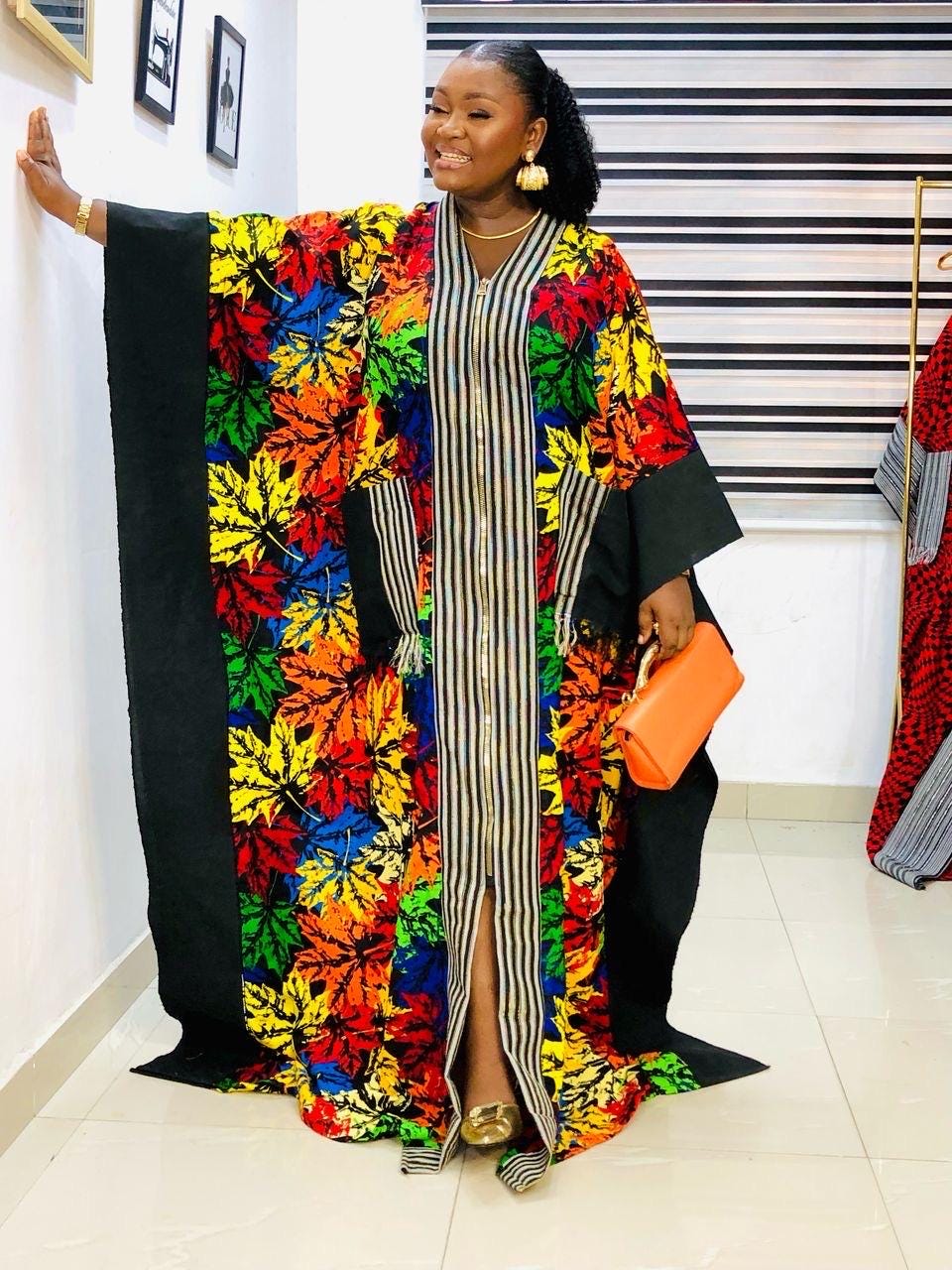 African Ankara Brocade dress| danshiki | Kaftan| Handmade African print dress | Nigerian made | Tie and Dye | Boubou| Rich aunty| Ankara