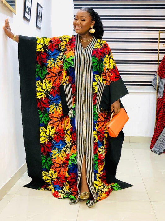 African Ankara Brocade dress| danshiki | Kaftan| Handmade African print dress | Nigerian made | Tie and Dye | Boubou| Rich aunty| Ankara