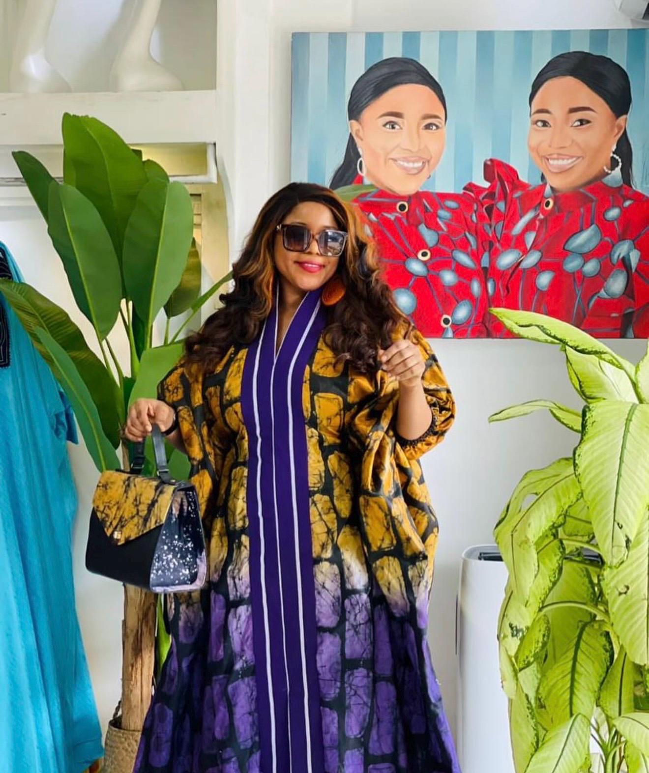 African Adire Batik Boubou dress |Inner belt bubu Kaftan| Handmade African print dress | Nigerian made | Tie and Dye | Rich aunty| Ankara