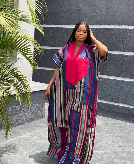 African aso oke boubou gown| Nigerian bride outfit| Rich aunty | African Photoshoot| Party wear| African Cultural Wear