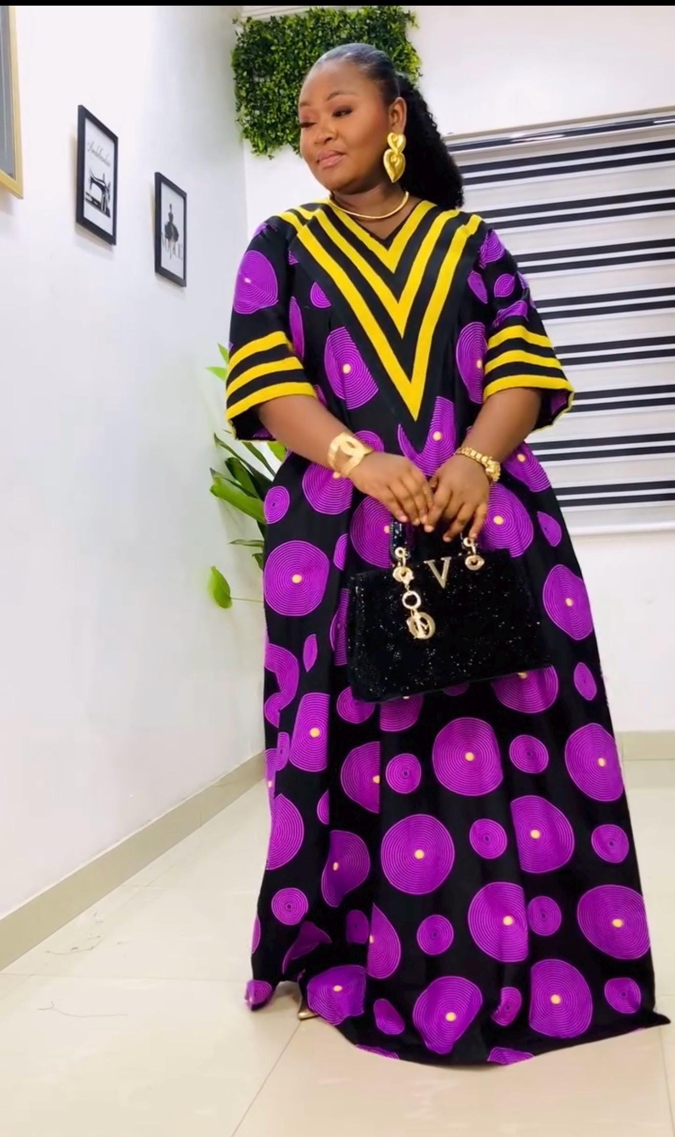 African Ankara Brocade dress| danshiki | Kaftan| Handmade African print dress | Nigerian made | Tie and Dye | Boubou| Rich aunty| Ankara