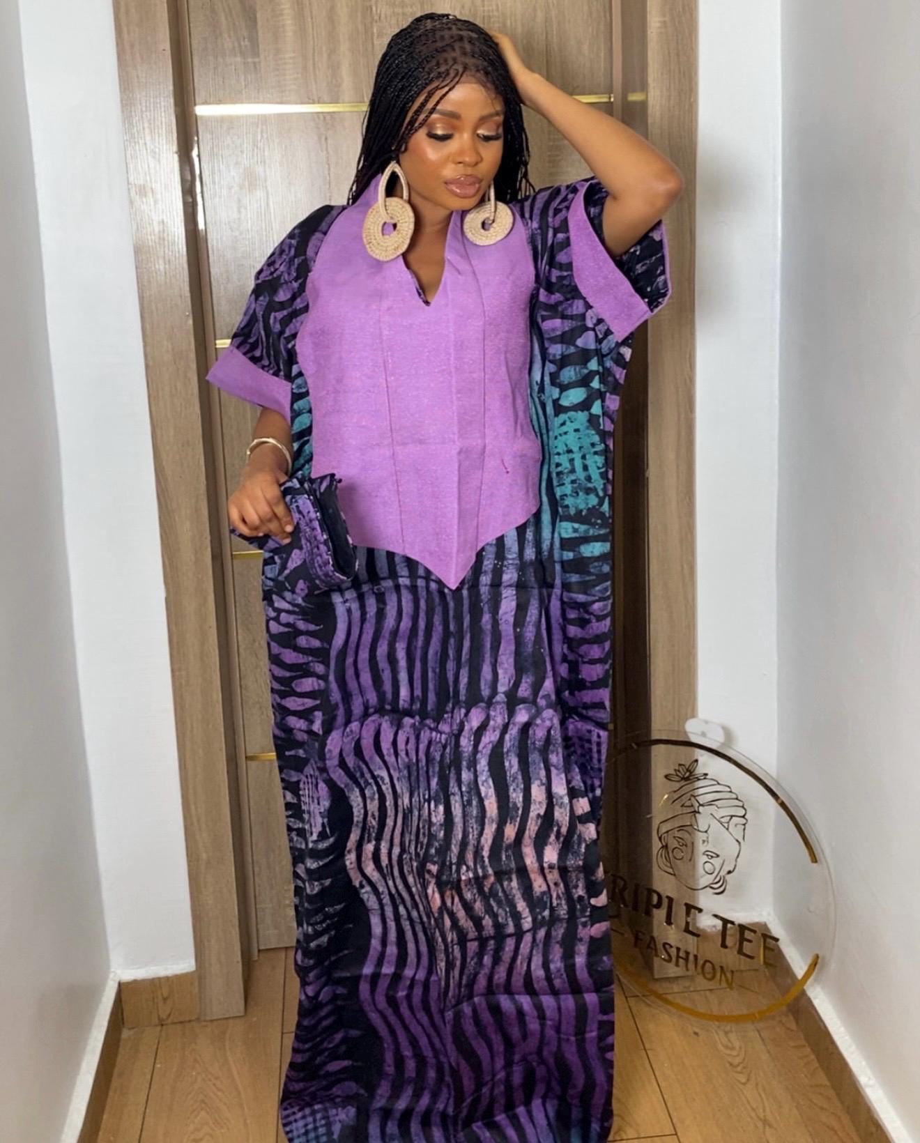 African Adire Batik dress| danshiki | Kaftan| Handmade African print dress | Nigerian made | Tie and Dye | Boubou| Rich aunty| Ankara